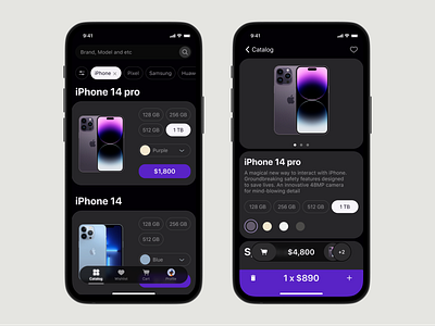 ecommerce mobile app app dark design ecom ecommerce mobile phone ui ux