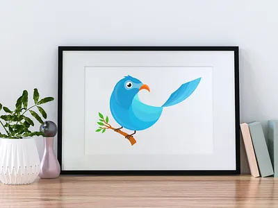Modern Brid Logo brid brid logo creative logo design graphic design logo logo design modern brid logo modern logo typography unique logo