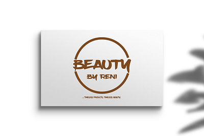 BeautybyReni branding design graphic design logo typography