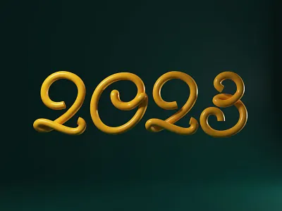 Happy New year 2023 3d animation brand and identity branding design graphic design illustration ios logo minimal minimalist motion graphics new year ui ux