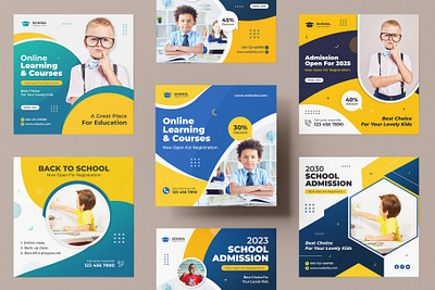 School Admission Instagram Post promotion banner