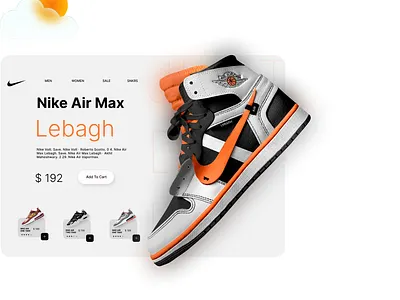 NIKE UI 3d animation branding graphic design logo motion graphics ui