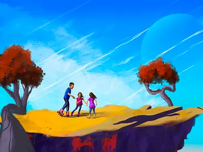 Procreate - drawing fantasy painting procreate