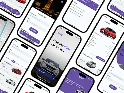 Car rental - Caroz animation branding graphic design logo motion graphics ui