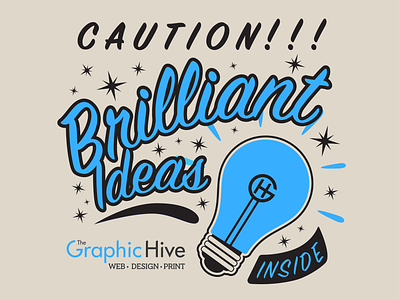 Brilliant Ideas Tote branding design giveaway graphic design ideas lightbulb tote bag vector