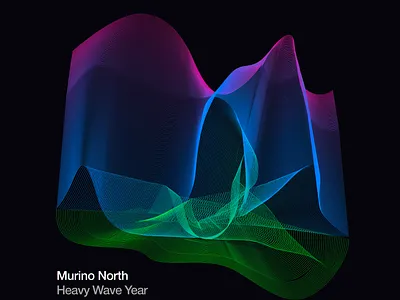 Murino North 'Heavy Wave Year' album artwork album art graphic design illustration vector