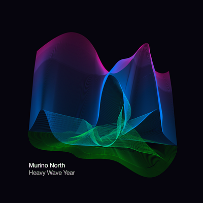 Murino North 'Heavy Wave Year' album artwork album art graphic design illustration vector