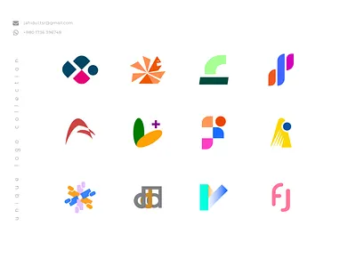 Unique Logo Collection brand identity brand maker branding corporate identity custom logo design gradient logo graphic design iconic logo identity logo logo creation logo design logo maker minimalist logo modern logo payful logo power logo unique logo visual identity