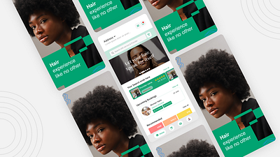 Salon App animation logo salon app ui ui design uiud design