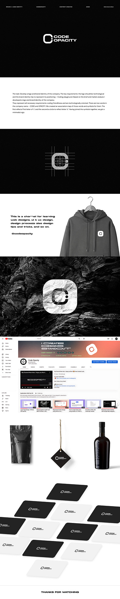 Personal Branding - CodeOpacity branding coding design figma graphic design illustration logo opacityauthor vector webdesign youtube