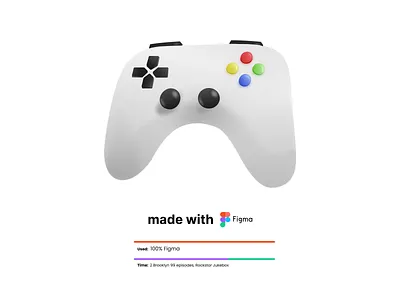 3D Joystick | Made in Figma 3d figma illustration vector