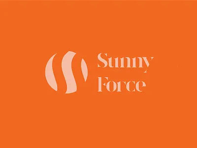 sunny force adobe illustrator brand edentity branding fashion fashion logo graphic design lettermark lettermark logo logo logo desinge logo tipe
