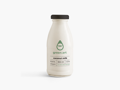 Vegetable milk brand branding coconut coconut milk design eco graphic design logo milk vegetable vegetable milk