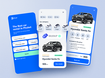 Car rental app animation app appdesign application banner car rental design figma graphic inspiration mobile mobileappdesign ui uianimation uiux ux web webdesign