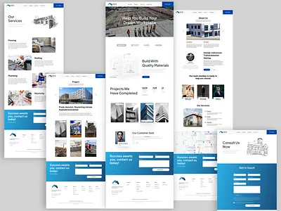 AANNEMERSBEDRIJF ESCH app branding design typography ui ux web