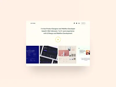 Freelance Portfolio UI Kits | Website Design design product design ui uiux uiuxdesign webdesign website