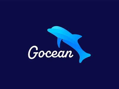 Dolphin Logo app blue branding company logo design dolphin fish icon logo logo design ocean pool sea shark simple symbol underwater water wave while