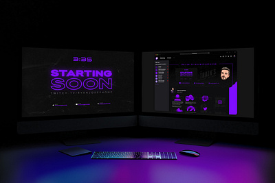 Twitch Video Game-Streaming Profile Rebrand apex legends apexlegends banners black dark design esport esports gamer gaming live overlay profile purple stream stream overlay streamer streaming twitch video games