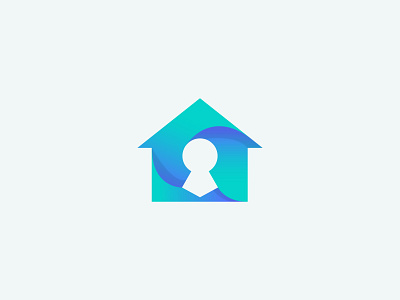 Home security Logo abstract logo brand identity branding home logo home security house logo logo modern logo real estate safety security management typography