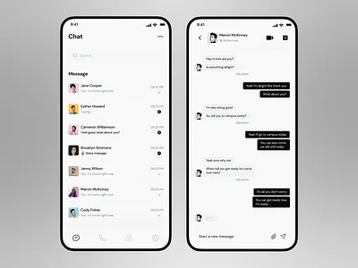 Chatting Mobile App call chat chat app chats chatting conversation cross platform direct messaging group chat instant massaging message messaging app messenger mobile mobile app telegram ui whatsapp