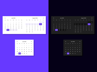 Date Picker app dark mode dark theme dashboard dashboard component dashboard ui date date picker design design system light mode light theme ui ui component ui design ui ux uiux web