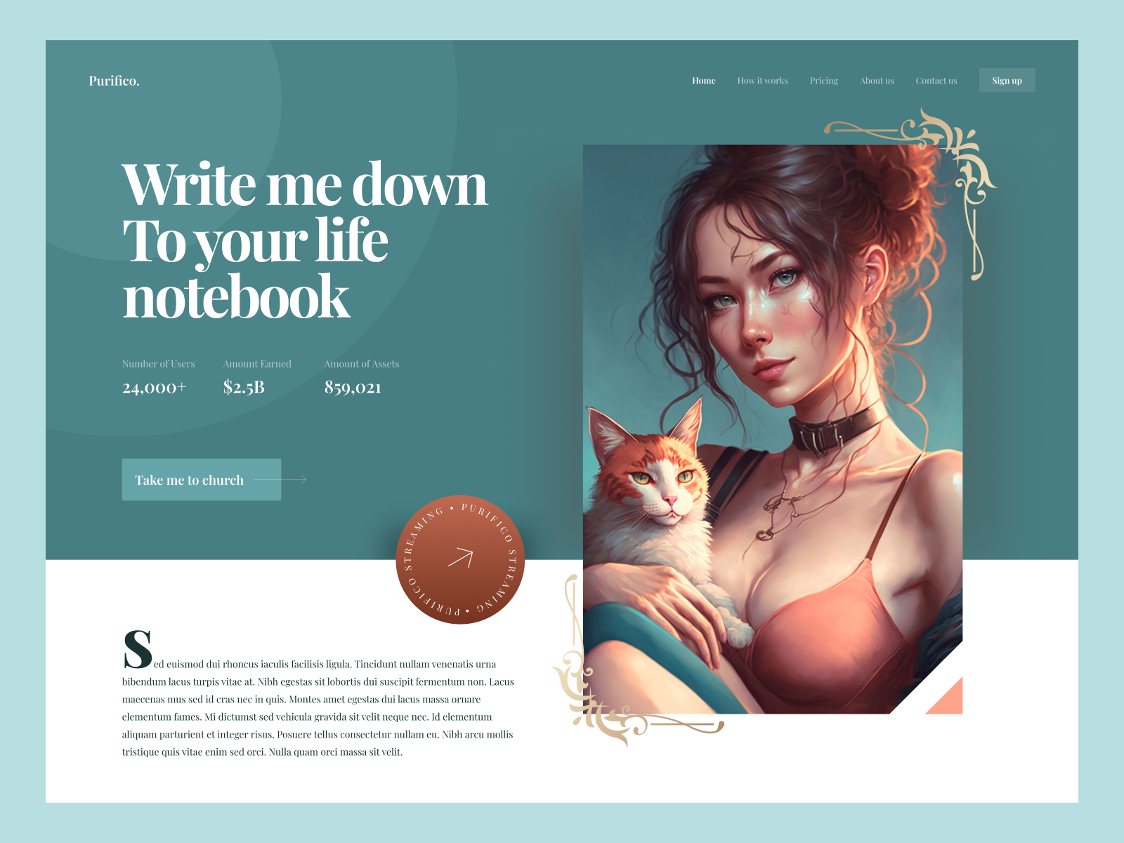 Example of High Converting Landing Page