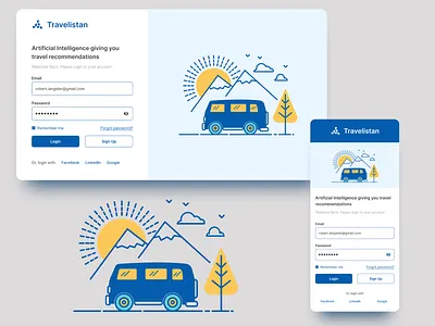 Travelistan app branding design illustration logo typography ui ux vector web