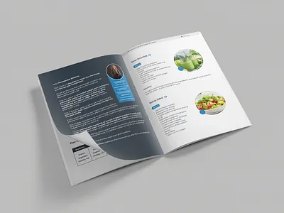 Fitness Recipe Book Ebook Design document design fitness book lead magnet pdf design whitepaper design