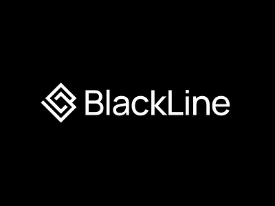 BlackLine Branding accounting b b letter black blockchain branding coin crypto finance financial fintech focus help line minimal modern mono team tech technology