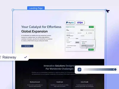 Omnibanked - Crypto Banking banking crypto fintech landing page ui ux web design