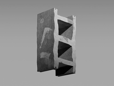 Heavy 3d 3d art blender blender3d brick brutalism heavy model render stone