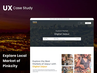 Digital Jaipur - Unlimited Listing Directory Website app design branding concept design directory listing ecommerce find shops graphic design jaipur landing page lisitng website design nearby shops listing ui uiuxdesignlab uiuxlabs unique website design ux website website design
