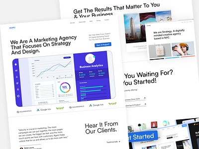 Agaro Collective Landing Page app branding design digital digital website graphic design interface landing page logo minimalist modern modern website ui ux web design website website design
