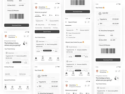 Travellers design landing page mobile design online ticketing ui uiux user experience user interface ux
