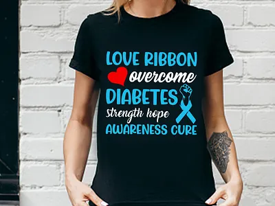 Diabetes T shirt design