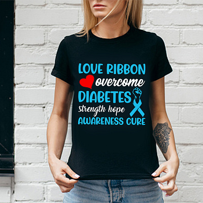 Diabetes T shirt design