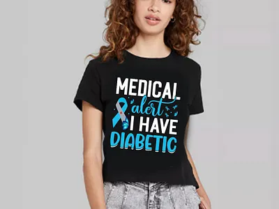 Diabetes T shirt design