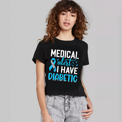 Diabetes T shirt design