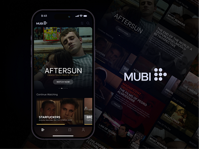 MUBI - Concept Redesign for Movie App app cinema app mobile app movie app mubi ui ux