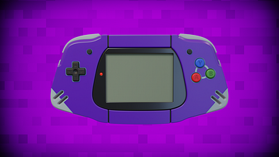 GBA inspired 3d graphic design