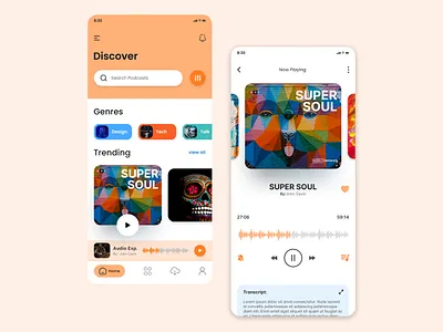Music App Design app design music app design ui ui design ui ux design user interface design