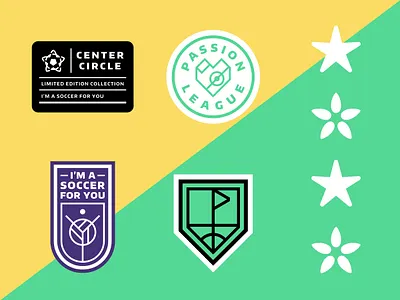 CC Passion League Bahrain community crest emblem flower football fun joy league logo network program seal soccer social sports star