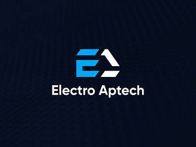 Electro Aptech abstract agency branding concept corporate dynamic ea electronic growth idea initial letter it solutions lettermark logo logo inspiration logomark minimal rebrand startup tech