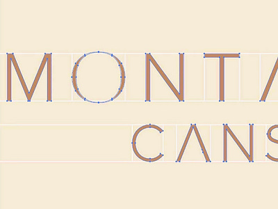 Logo Development for Montana Cans branding design graphic design logo logo development sketch typography visualdesign