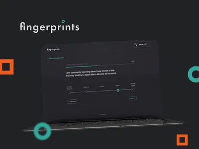 Fingerprints desktop app branding design desktop graphic design illustration logo ui