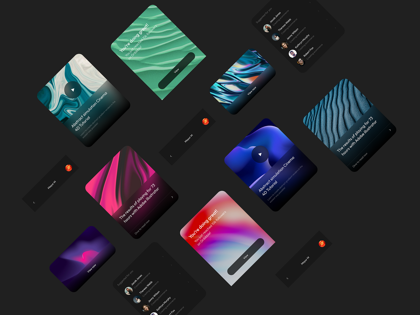 Components 💻🖥️ by Mayur M on Dribbble