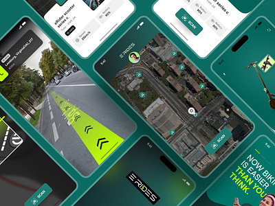 e-Rides - Online App Platform app development web platform design