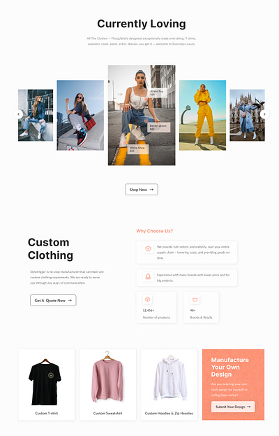 Styletrigger- online store | E-commerce web UI design app design branding design figma logo ui ui design ui ux