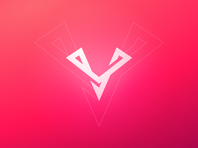 Voxel Studios - Branding abstract branding design flat 3d gaming gradient red graphic design icon illustration line logo minecraft modern overlap pixel red studio v letter vector voxel