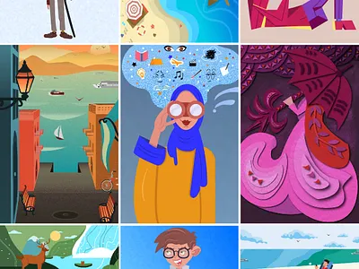 Art VS Artist adobe illustrator art artist artvsartist character characterdesign design enviroment illustration